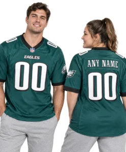 Philadelphia Eagles Home Jersey 2026 - Custom Player Bold NFL apparel