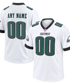 Philadelphia Eagles White Jersey 2026 - Custom Player Vibrant NFL apparel