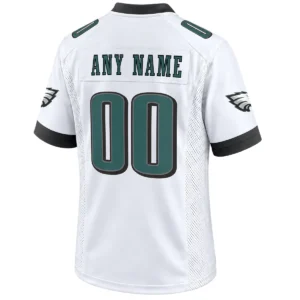 Philadelphia Eagles White Jersey 2026 - Custom Player Vibrant NFL apparel