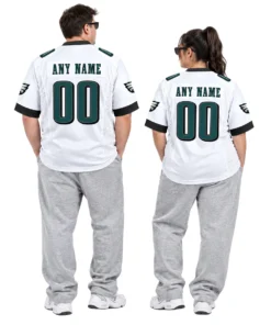 Philadelphia Eagles White Jersey 2026 - Custom Player Vibrant NFL apparel