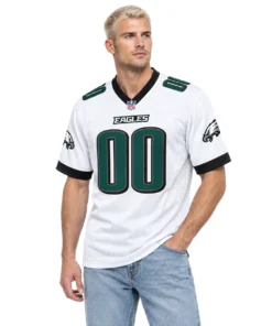 Philadelphia Eagles White Jersey 2026 - Custom Player Vibrant NFL apparel