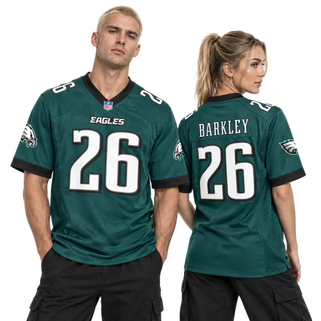 Philadelphia Eagles Saquon Barkley Jersey 2026 Superior NFL style
