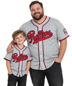 Philadelphia Phillies Gray Jersey 2026 Custom Bold Name and Number