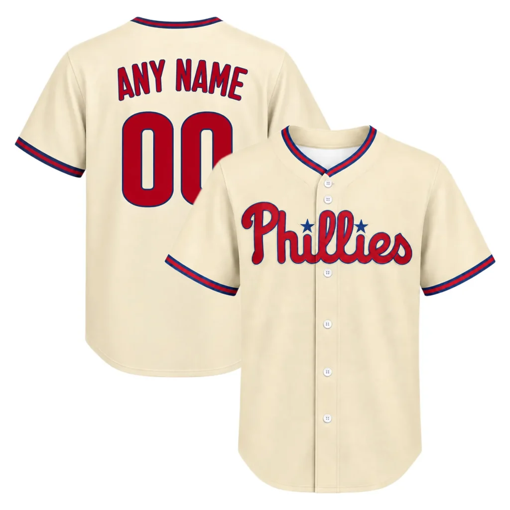 Philadelphia Phillies Jersey Custom Player 2026 Vibrant Style