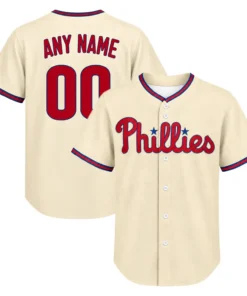 Philadelphia Phillies Jersey Custom Player Vibrant Style