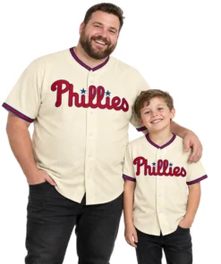 Philadelphia Phillies Jersey Custom Player Vibrant Style