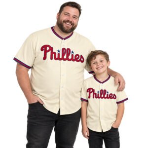 Philadelphia Phillies Jersey Custom Player Vibrant Style
