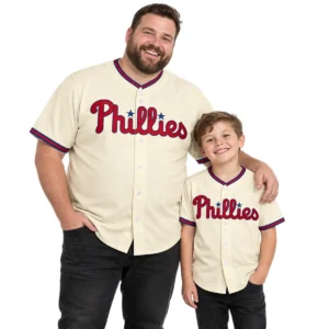 Philadelphia Phillies Jersey Custom Player Vibrant Style
