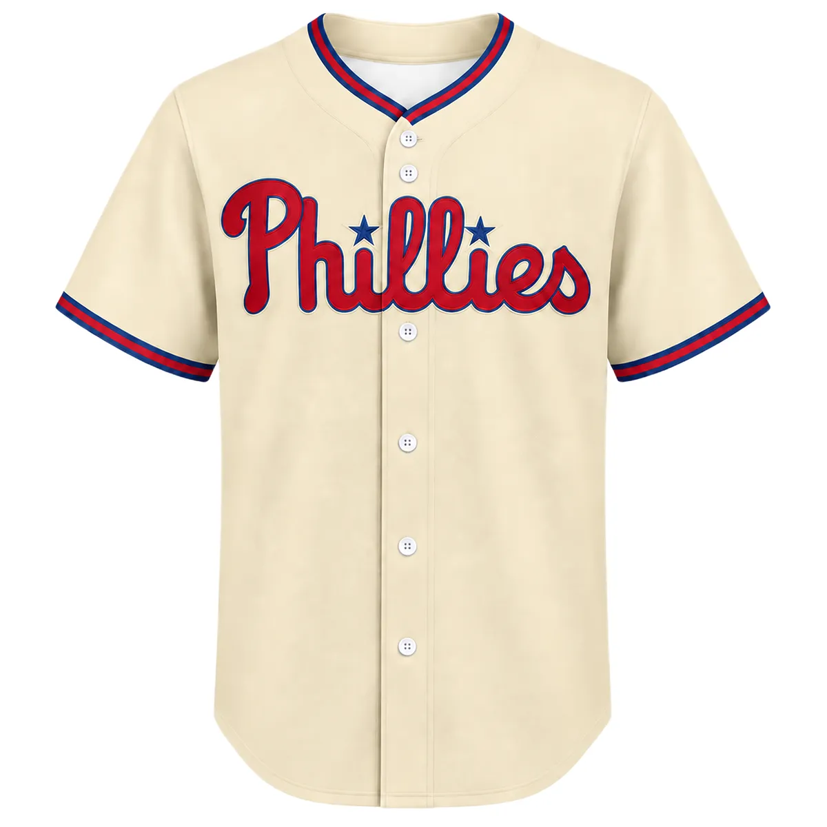 Philadelphia Phillies Jersey Custom Player Vibrant Style