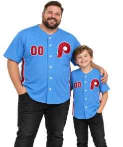 Philadelphia Phillies Light Blue Jersey 2026 Premium Custom Player
