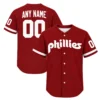 Philadelphia Phillies Red Jersey 2026 Bold Custom NFL Baseball