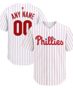 Philadelphia Phillies White Jersey 2026 Dynamic Custom Player