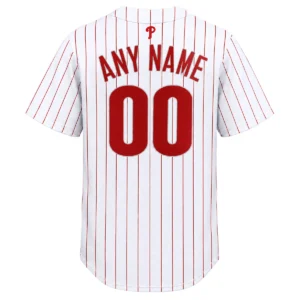 Philadelphia Phillies White Jersey 2026 Dynamic Custom Player