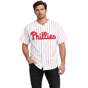 Philadelphia Phillies White Jersey 2026 Dynamic Custom Player