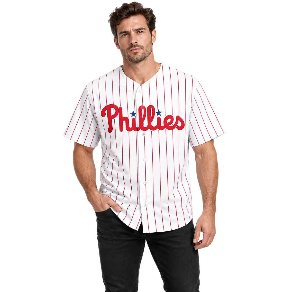 Philadelphia Phillies White Jersey 2026 Dynamic Custom Player