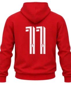 Philip Zinckernagel Red Hoodie Bold Chicago Fire Style