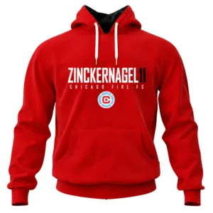 Philip Zinckernagel Red Hoodie Bold Chicago Fire Style