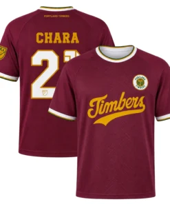 Portland Timbers Diego Chara Jersey Elite Retro Burgundy