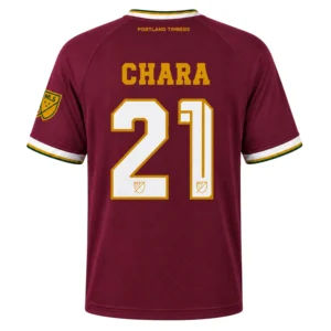 Portland Timbers Diego Chara Jersey Elite Retro Burgundy