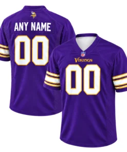 Purple Vikings Personalized Jersey Team Spirit Premium