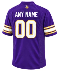 Purple Vikings Personalized Jersey Team Spirit Premium
