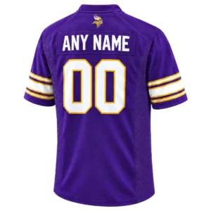 Purple Vikings Personalized Jersey Team Spirit Premium