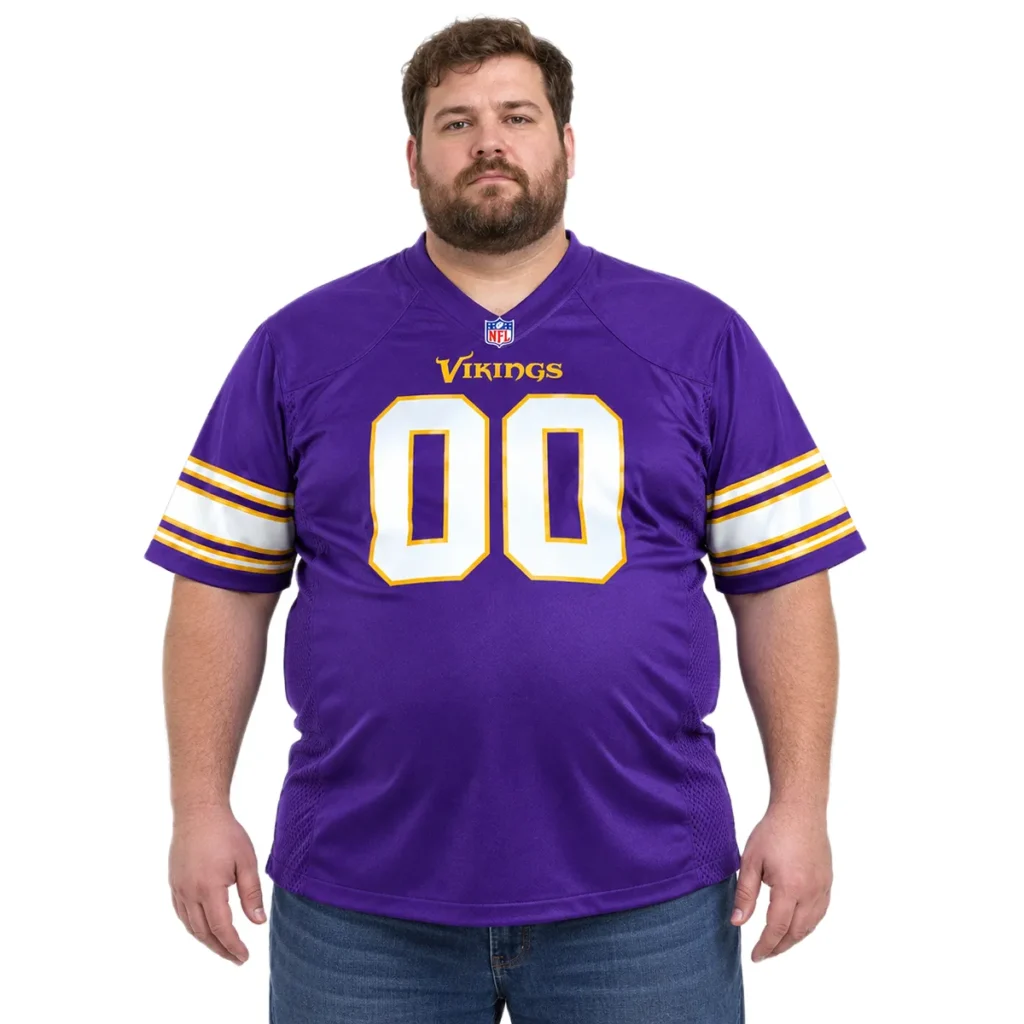 Purple Vikings Personalized Jersey Team Spirit Premium