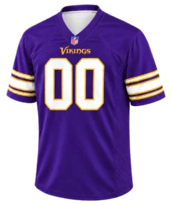 Purple Vikings Personalized Jersey Team Spirit Premium