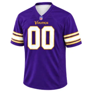 Purple Vikings Personalized Jersey Team Spirit Premium