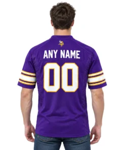 Purple Vikings Personalized Jersey Team Spirit Premium