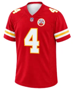 Rashee Rice Chiefs Red Jersey Game Day Dazzling