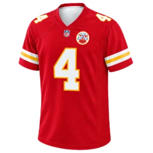 Rashee Rice Chiefs Red Jersey Game Day Dazzling