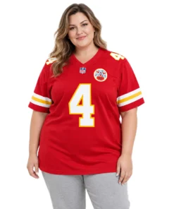 Rashee Rice Chiefs Red Jersey Game Day Dazzling