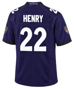 Ravens Derrick Henry Jersey Game Day Dynamic Big & Tall