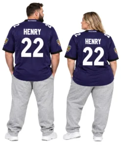 Ravens Derrick Henry Jersey Game Day Dynamic Big & Tall