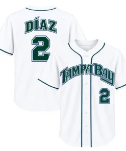 Rays Home Jersey History Yandy Diaz Bold Fan Wear
