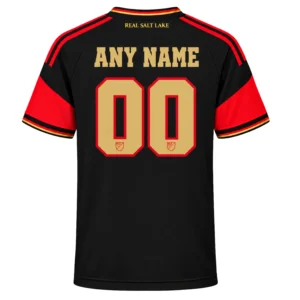 Real Salt Lake Black Jersey 2026 Bold Red Edition