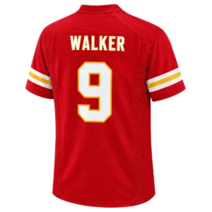 Red Kenneth Walker Chiefs Jersey Game Day Upbeat