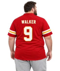 Red Kenneth Walker Chiefs Jersey Game Day Upbeat