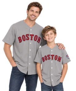 Red Sox Custom Jersey Personalized Bold Name & Number Patriotic