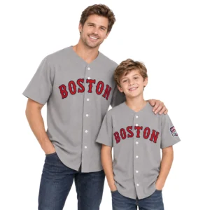 Red Sox Custom Jersey Personalized Bold Name & Number Patriotic