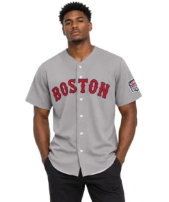 Red Sox Custom Jersey Personalized Bold Name & Number Patriotic