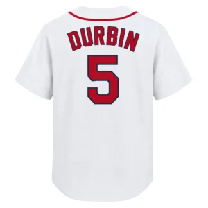 Red Sox Jersey Caleb Durbin Home Jersey Elite Merch Sportr