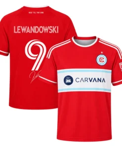 Robert Lewandowski Chicago Fire Jersey 2026 Legendary Striker