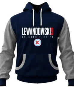 Robert Lewandowski Fleece Hoodie Chicago Fire Team Apparel