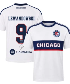 Robert Lewandowski Jersey Exclusive Chicago Fire Fan Apparel