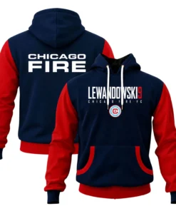 Robert Lewandowski Pullover Hoodie Dynamic Chicago Fire Style