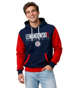 Robert Lewandowski Pullover Hoodie Dynamic Chicago Fire Style