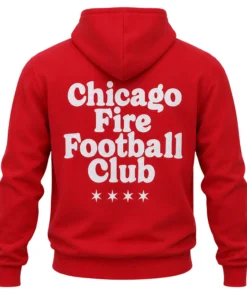 Robert Lewandowski Red Hoodie 2026 Epic Chicago Fire Fanwear