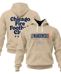 Robert Lewandowski Sand Hoodie Dynamic Chicago Fire Style